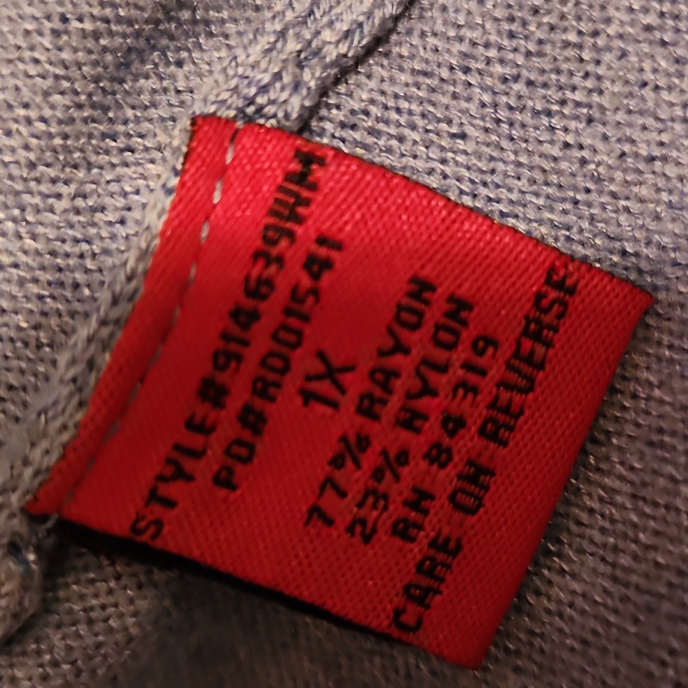 NWT Light Blue Open Front Cardigan Size 1X - Picture 6 of 6